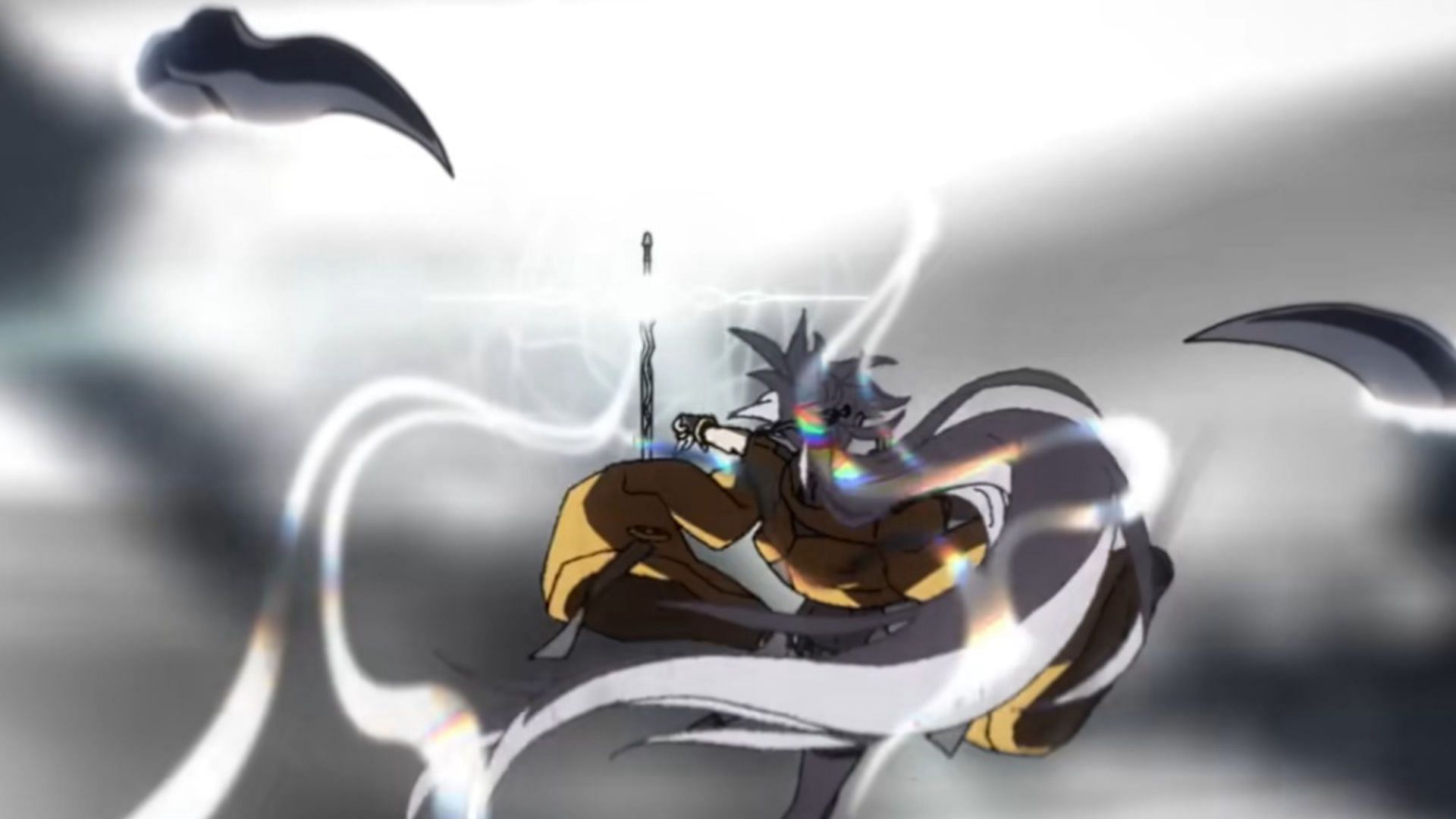 Yijiang using the cursed sword (Image via HoYoverse)